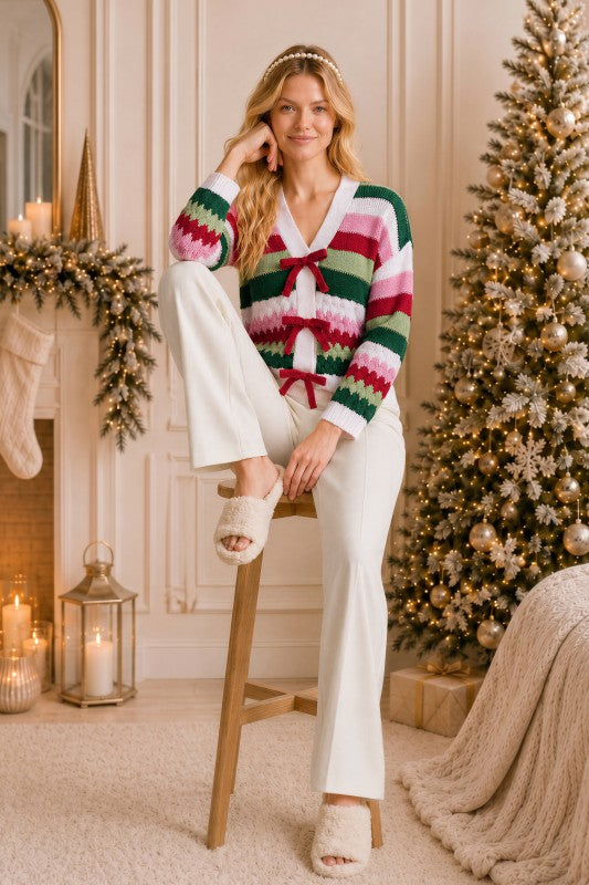 Maria Holiday Cardigan