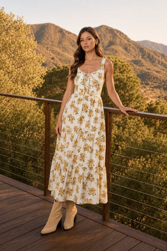 Golden Hour Midi Dress
