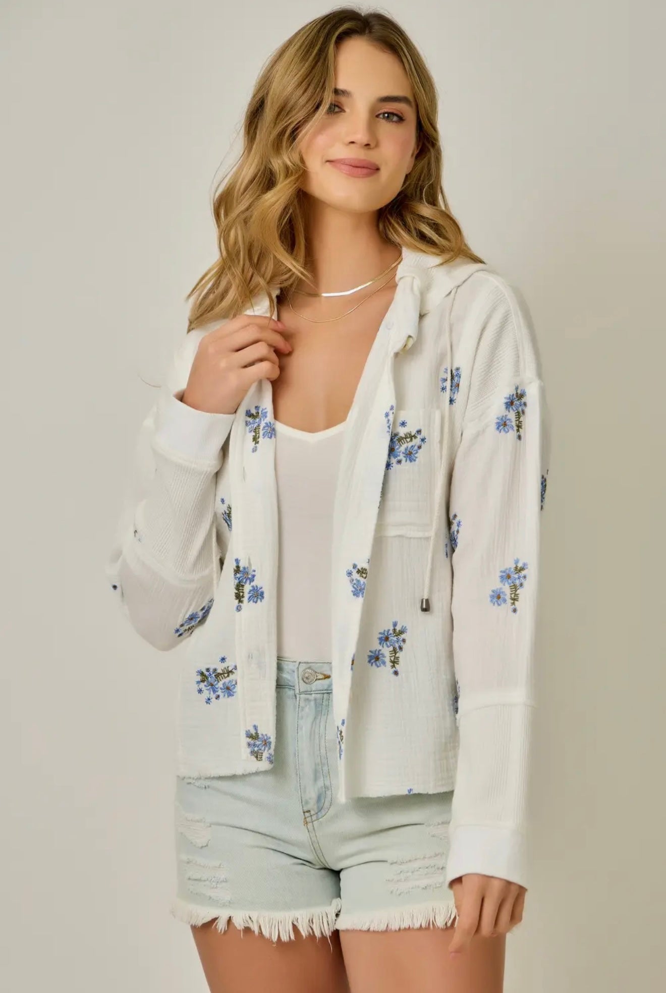 Ember Hooded Floral Jacket
