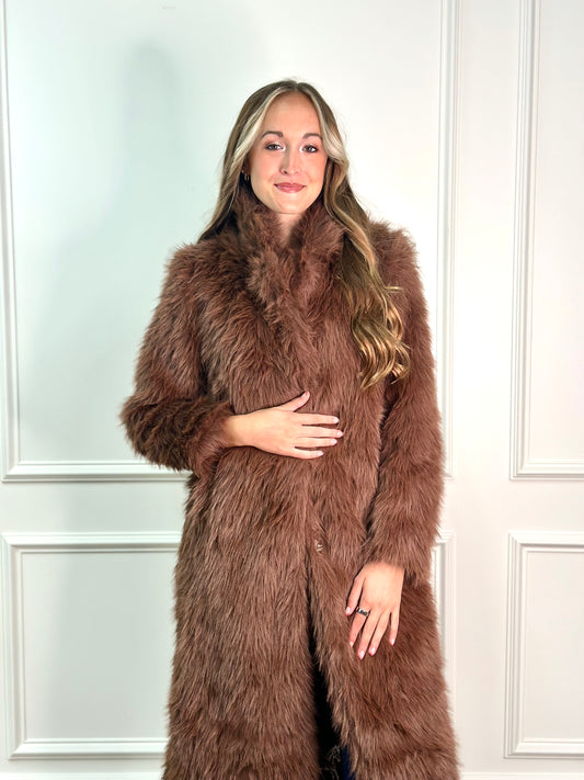 Lyra Faux Fur Long Coat