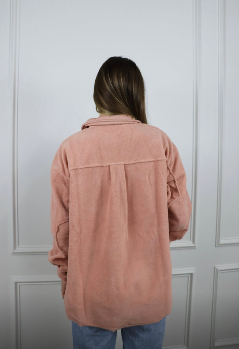 Dusty Pink Shacket