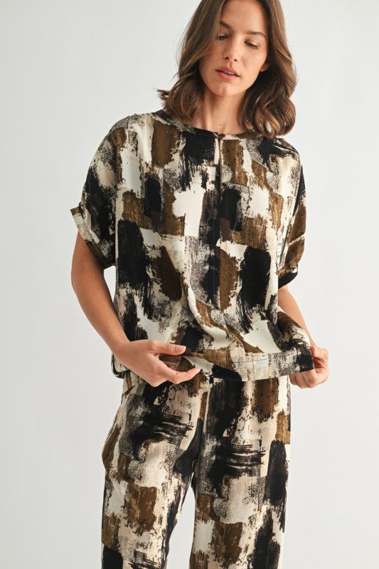 Abstract Becka Top