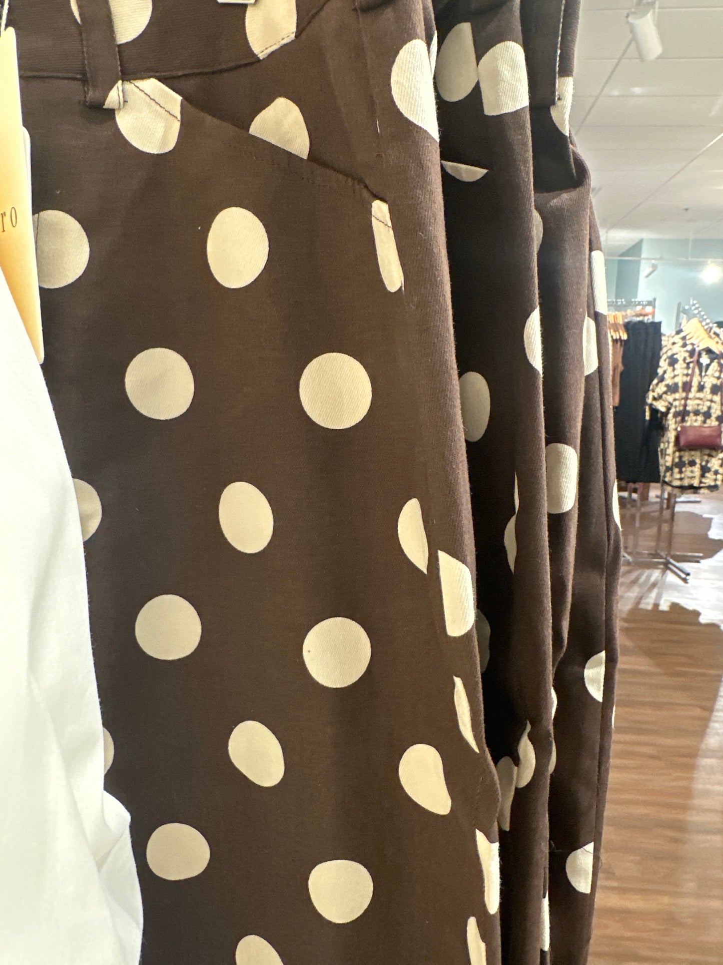 Everly Polka Dot Barrel Pants