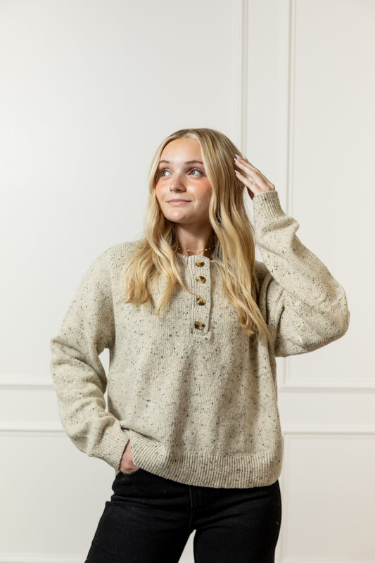Marley Henley Pullover Sweater