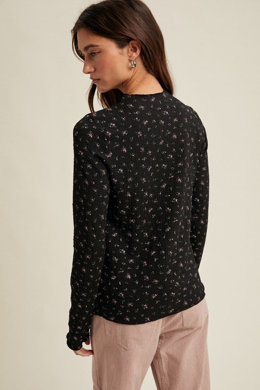 Garden Mock Neck