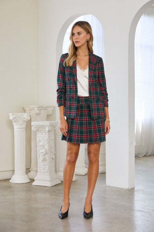 Tartan Plaid Blazer