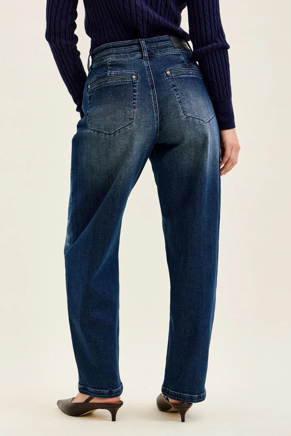 Judy Blue High Waist Double Button Marlow Arc Denim Jeans