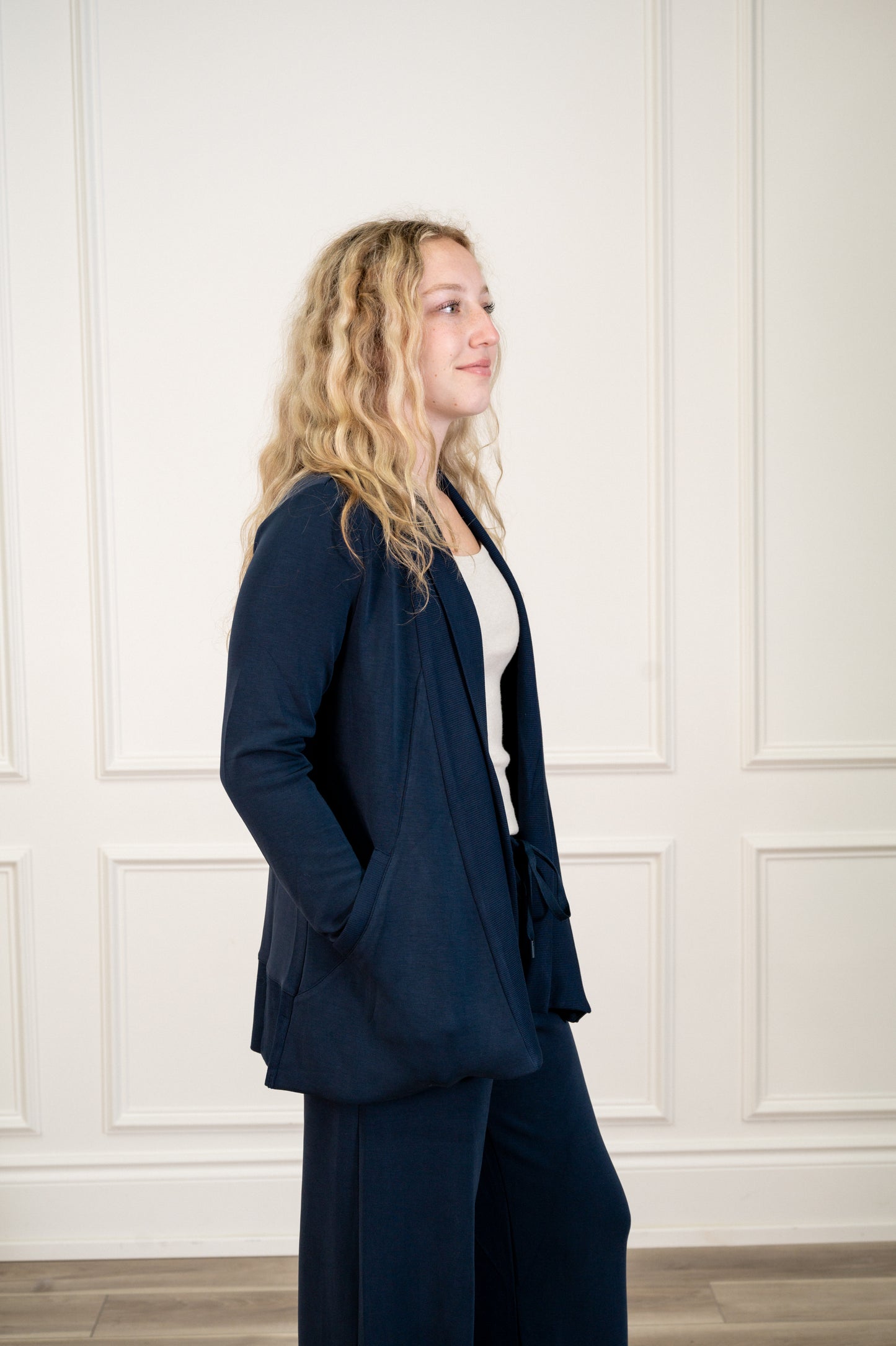 Nesta Navy Cardigan