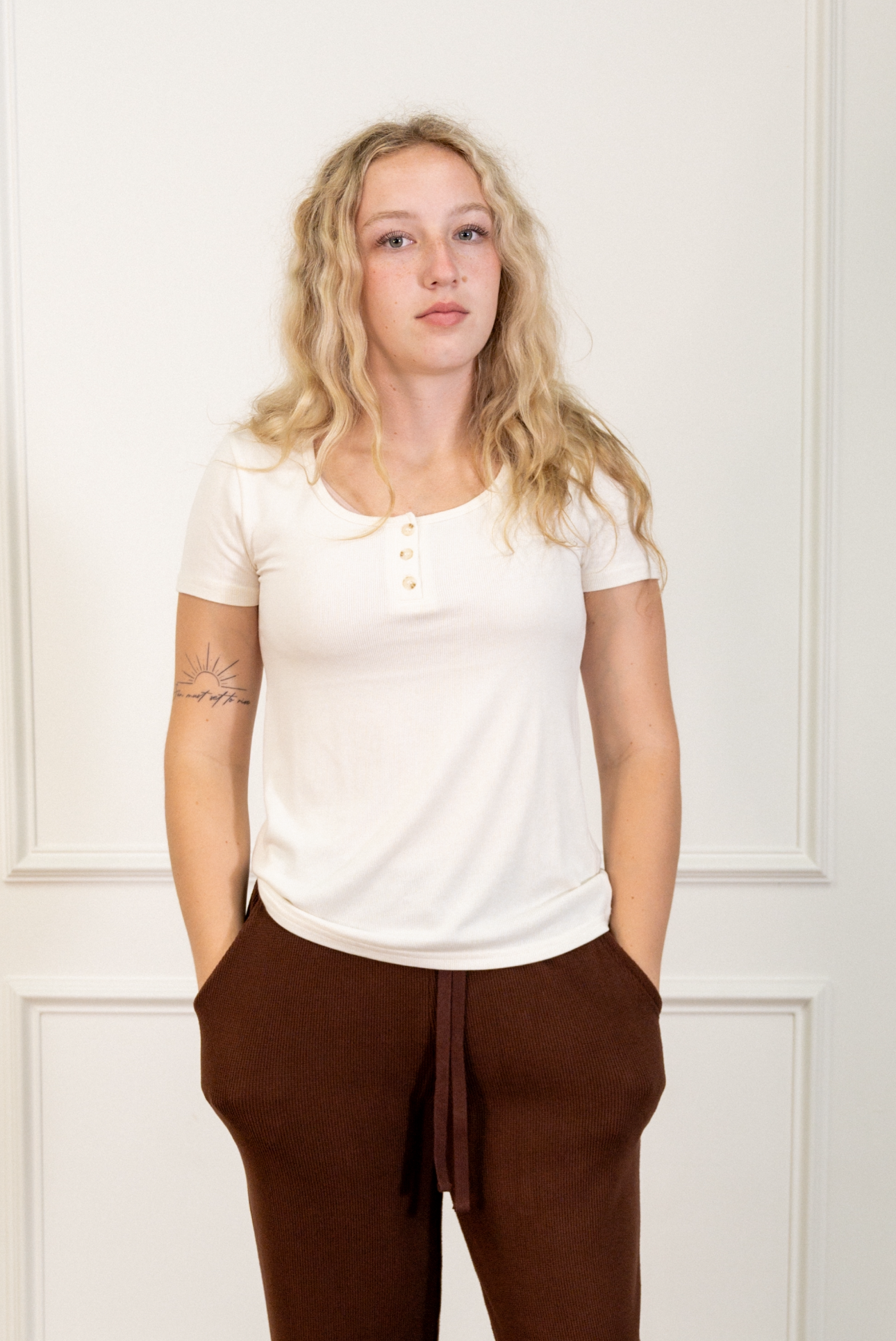 Stacy Tee Eggnog