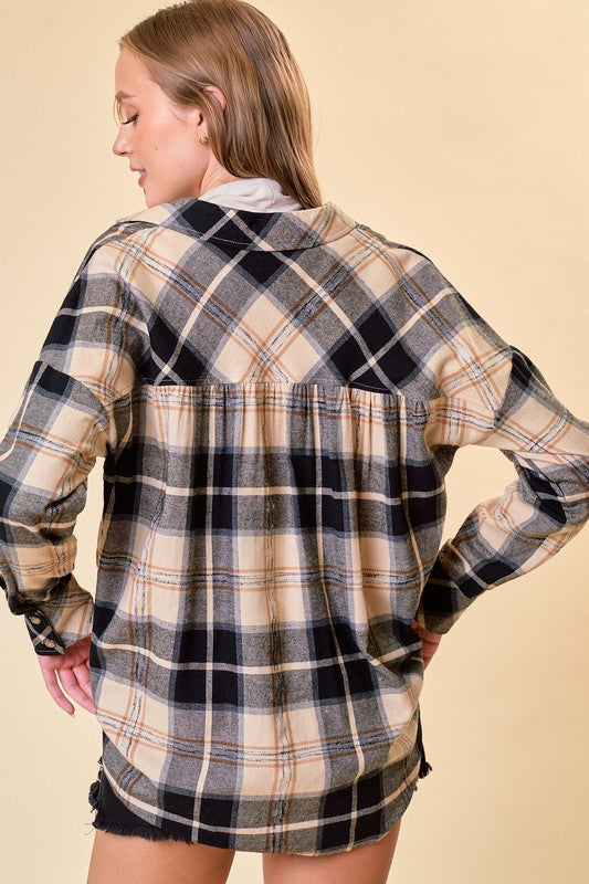 High Low Plaid