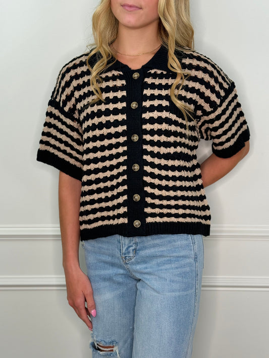 Striped Sweater Top