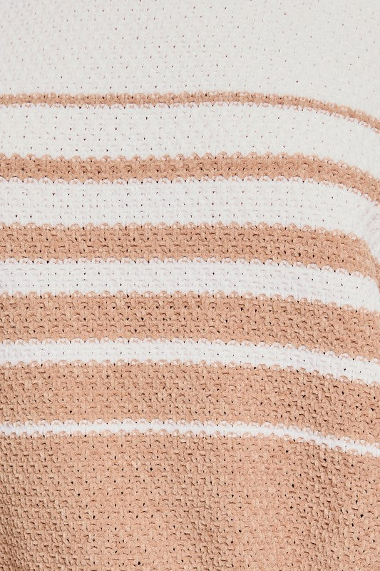 Cream Stripe Sweater