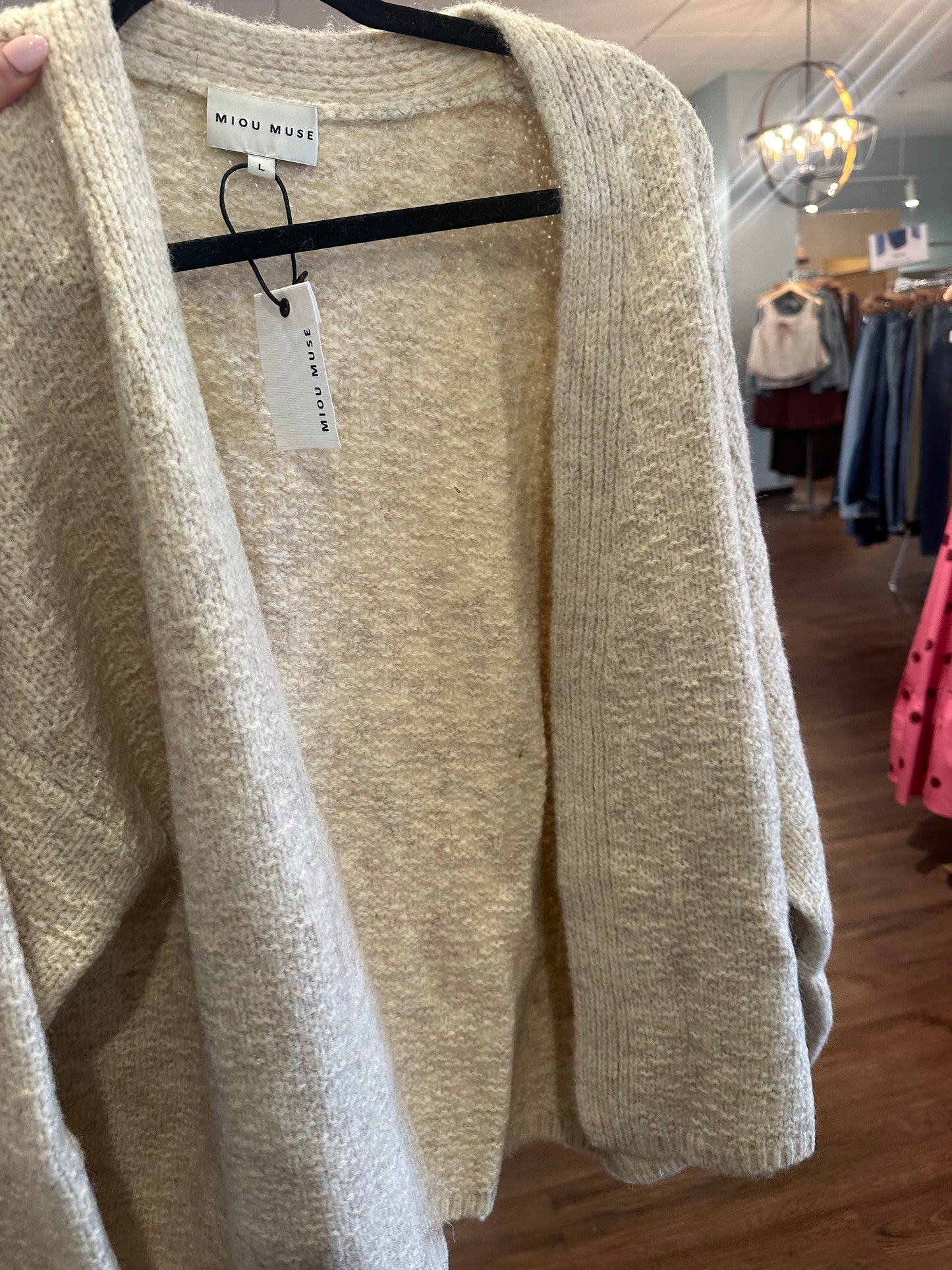 Vanilla Oat Cardigan
