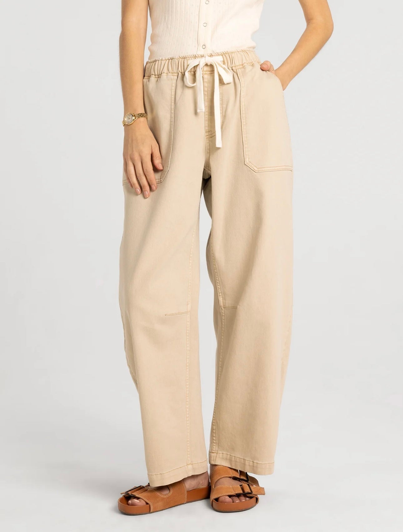 Avril Pant Khaki