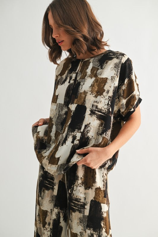 Abstract Becka Top