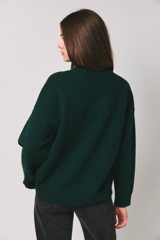 Marlowe Oversized Cowboy Graphic Sweater