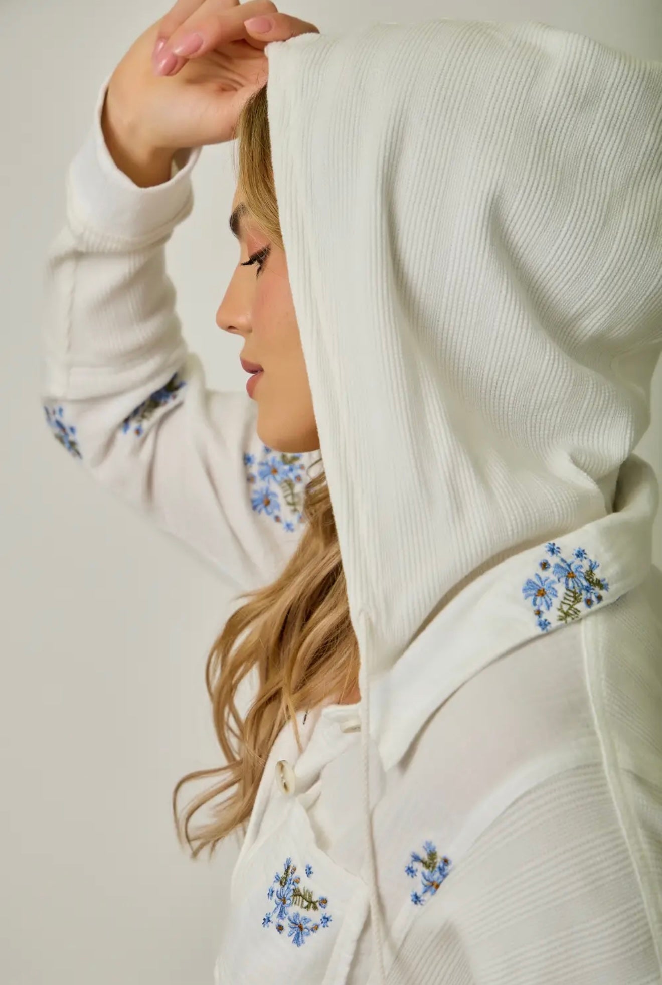 Ember Hooded Floral Jacket