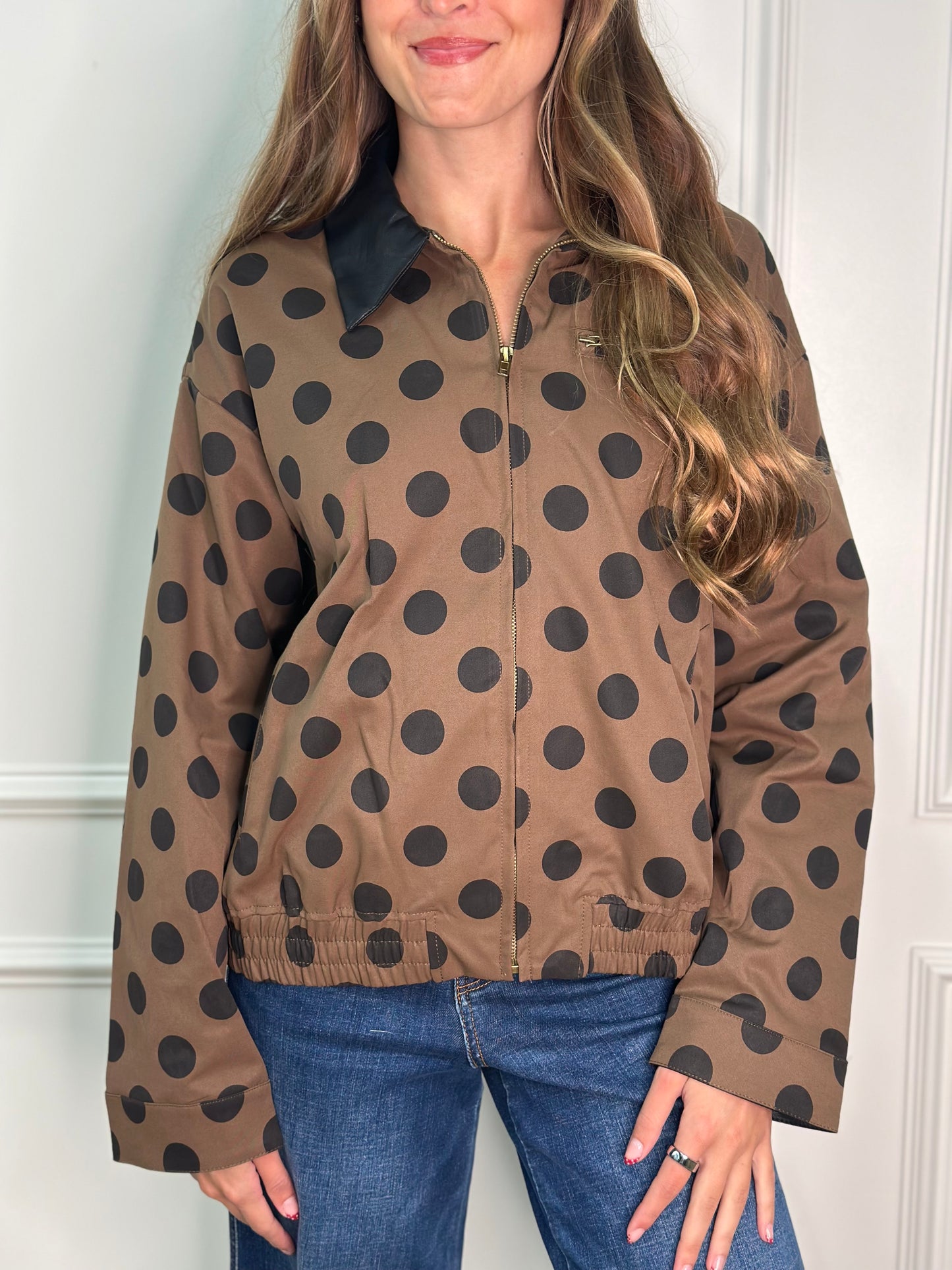 Taylor Polka Dot Coat