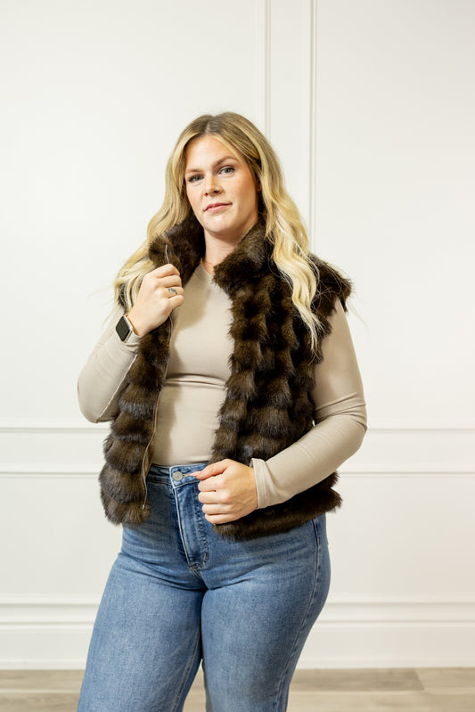 Brenna Faux Fur Vest