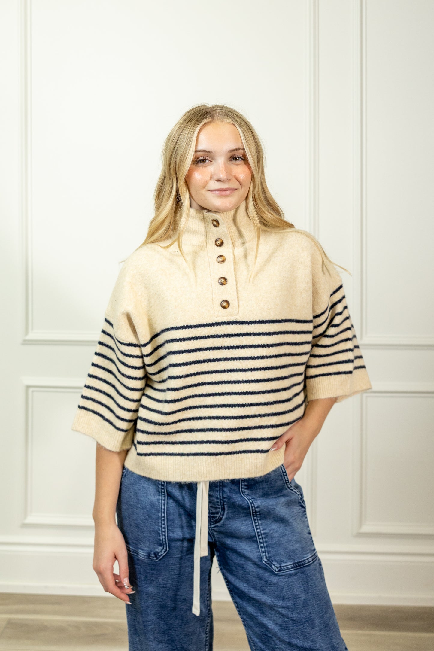 Michelle High Neck Sweater