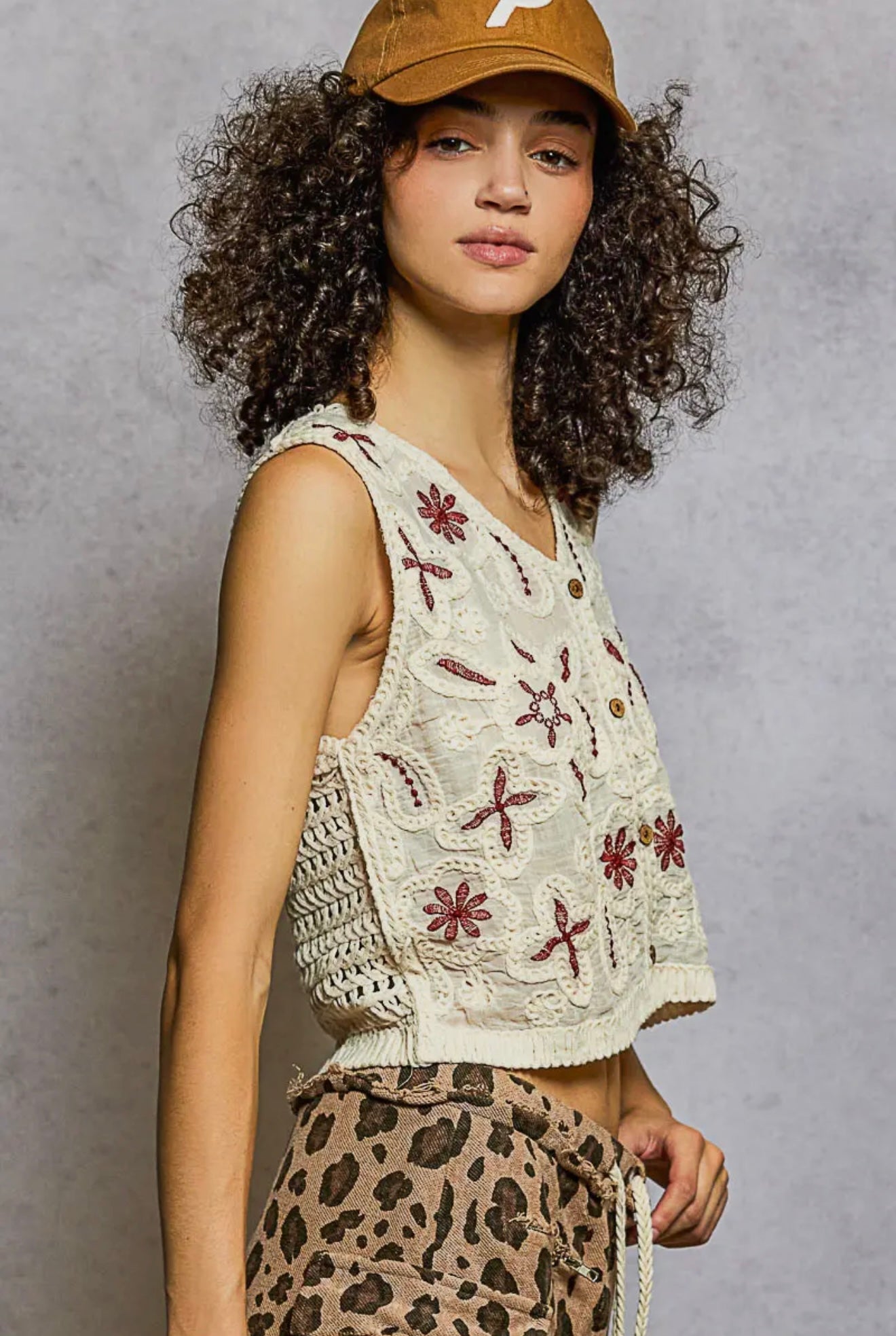 V-Neck Crochet