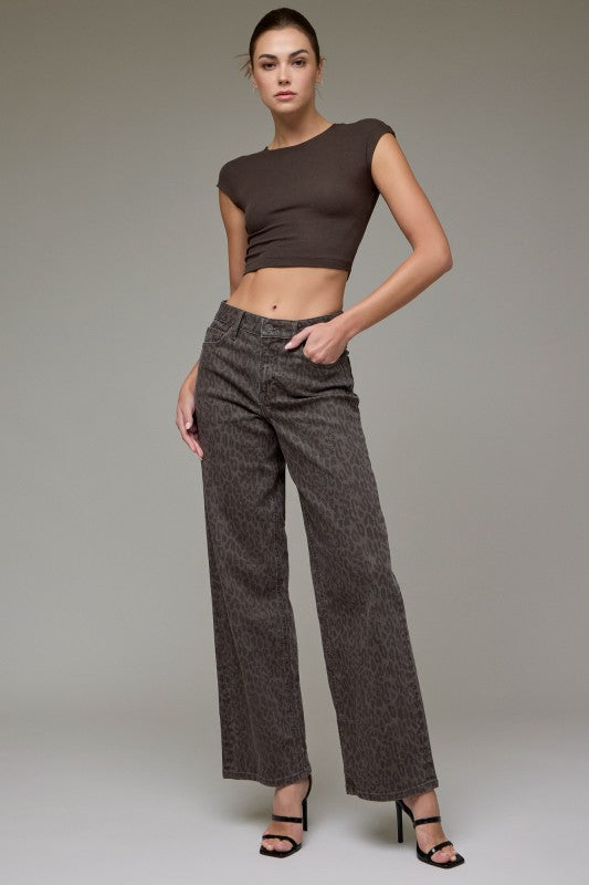 Hidden Brown Cheetah Pants