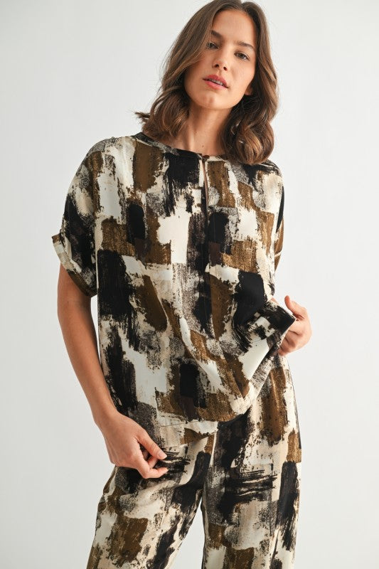Abstract Becka Top