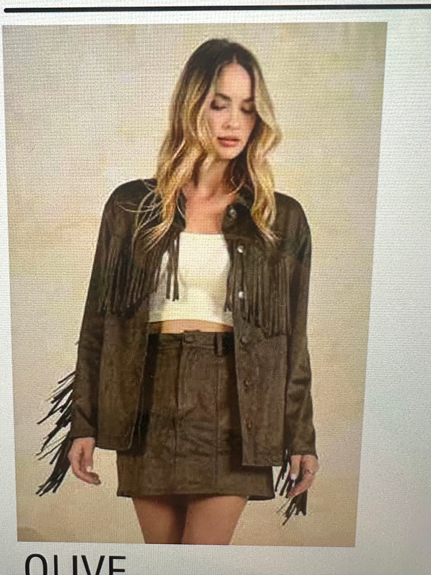 Jenza Fringe Jacket