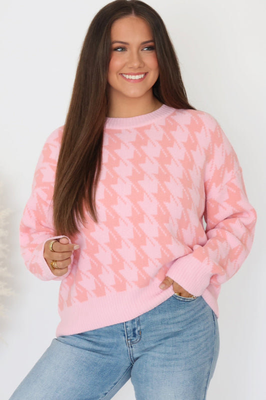 Jasmine Houndstooth Sweater