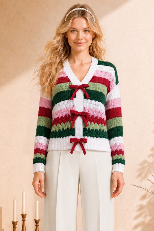 Maria Holiday Cardigan