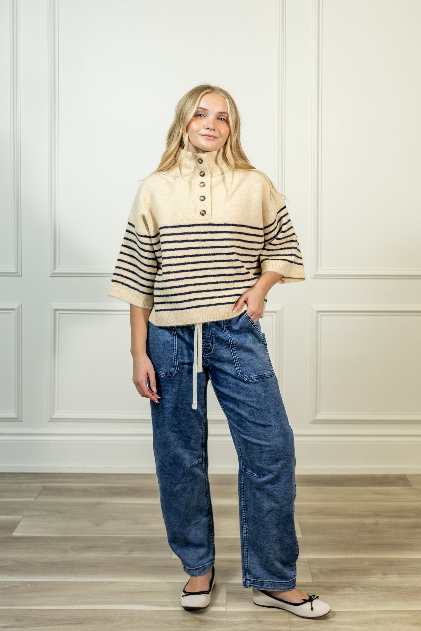 Michelle High Neck Sweater