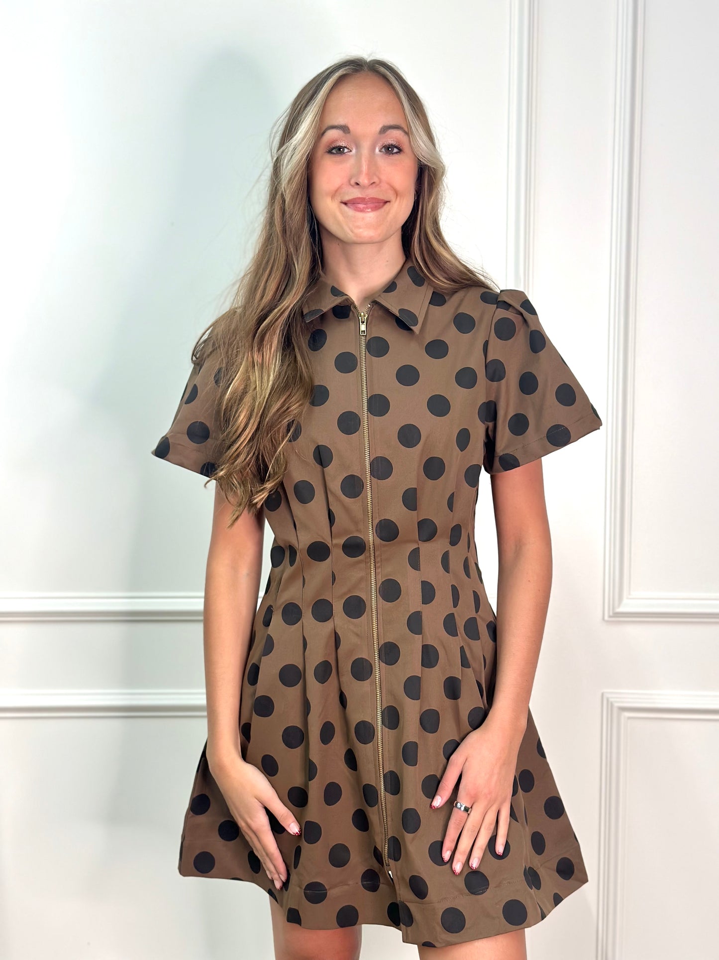 Brenna Polka Dot Dress