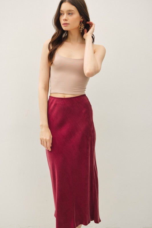 Burg Suede Midi