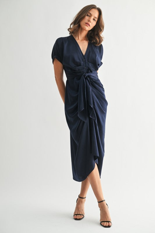 GIANNA NAVY DRESS