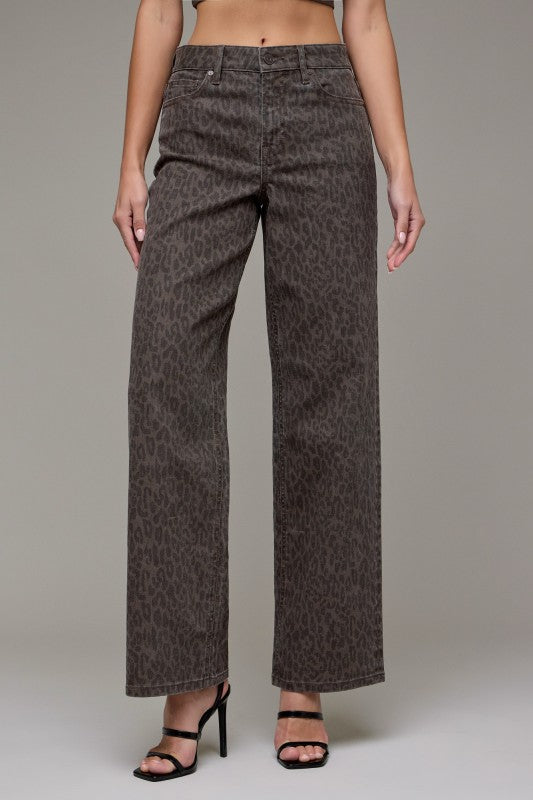 Hidden Brown Cheetah Pants