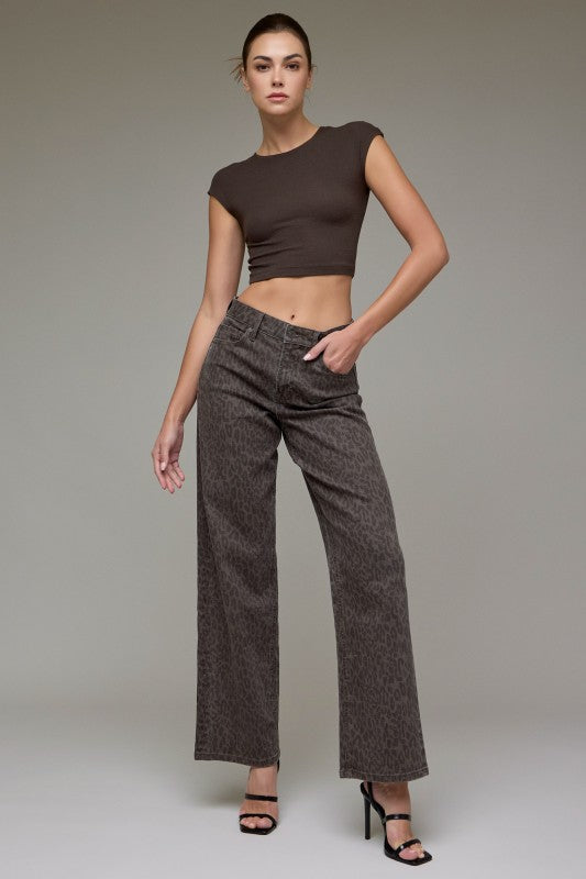 Hidden Brown Cheetah Pants