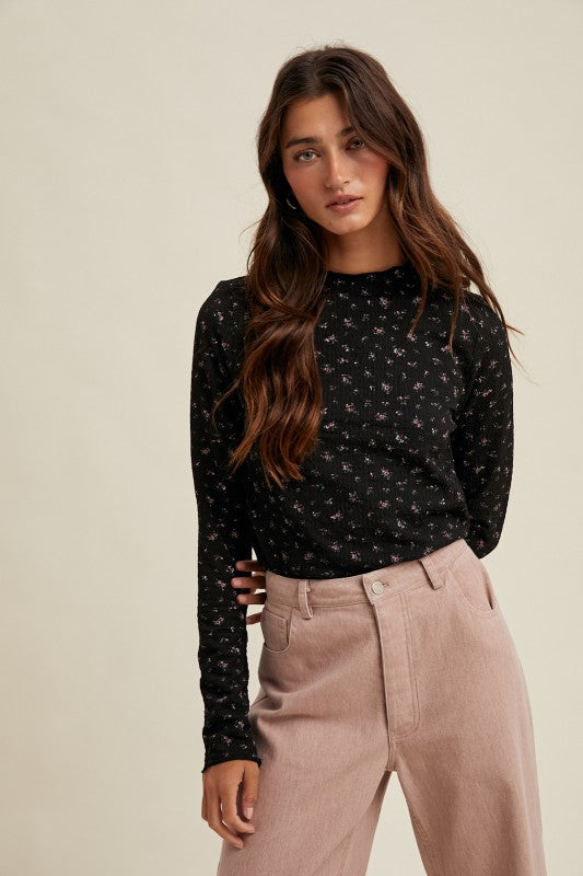 Garden Mock Neck
