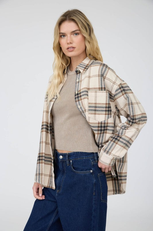 Penny Boxy Flannel￼