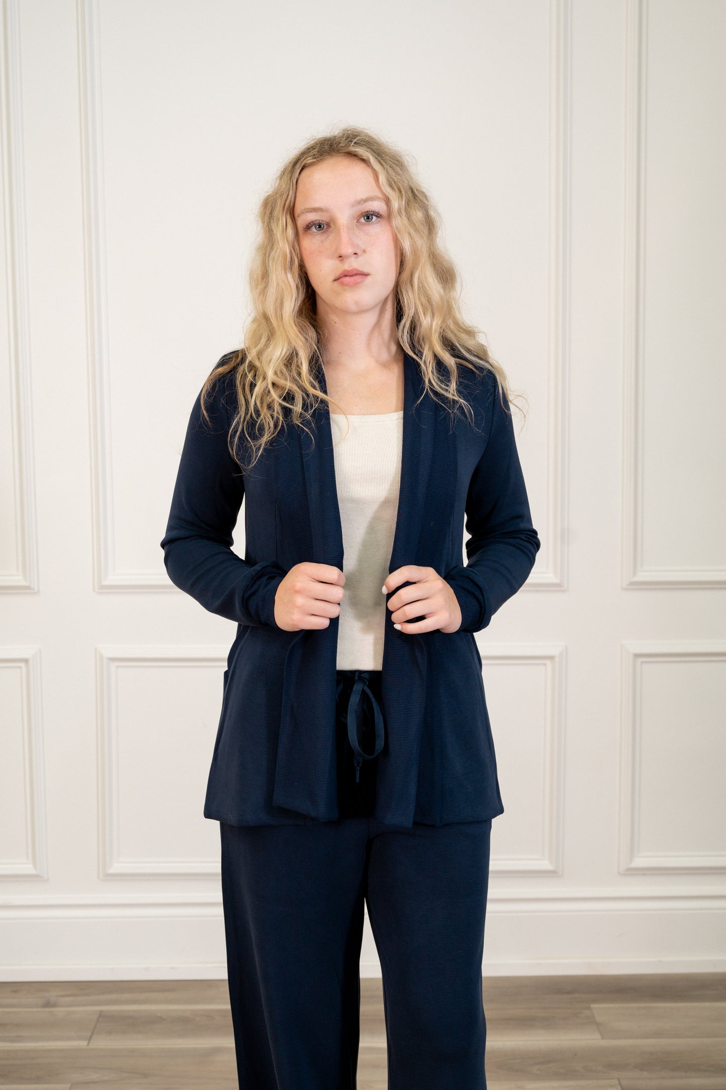 Nesta Navy Cardigan