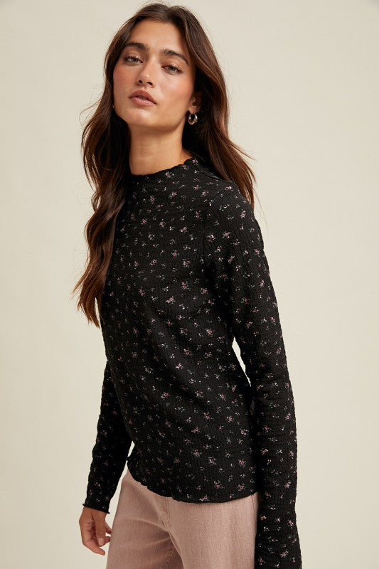 Garden Mock Neck