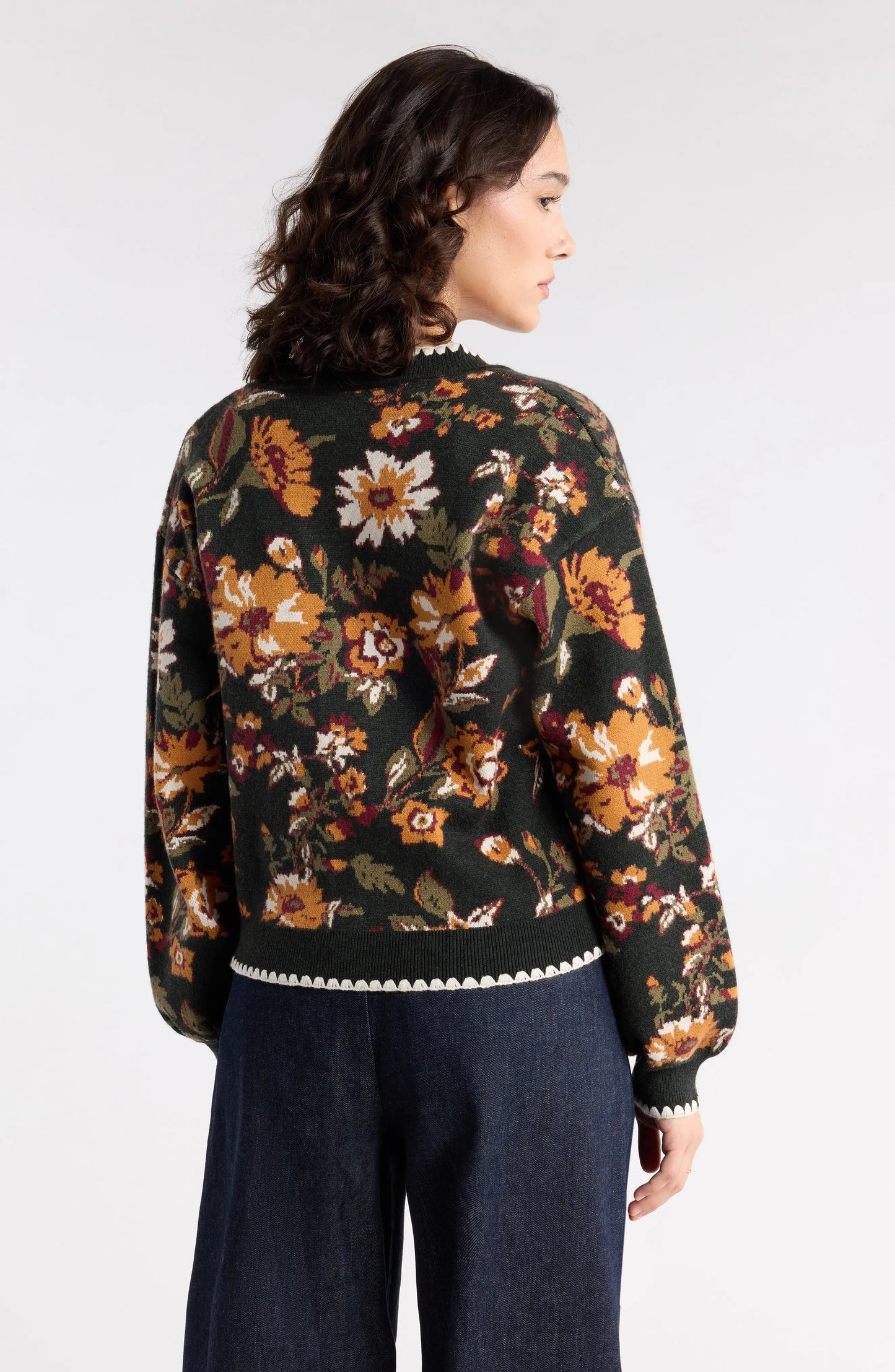 Freida Floral Sweater