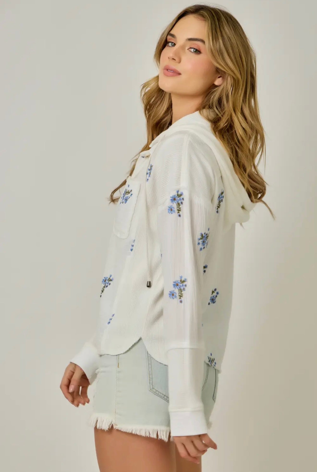 Ember Hooded Floral Jacket