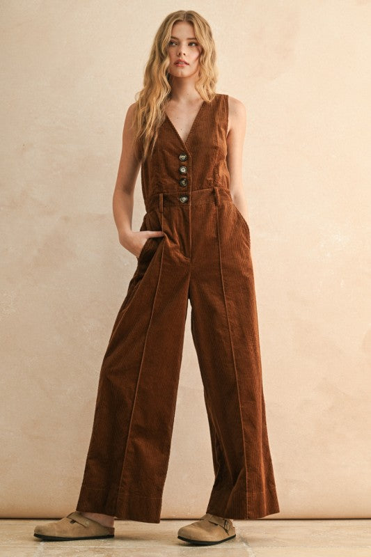 Cora Corduroy Jumpsuit