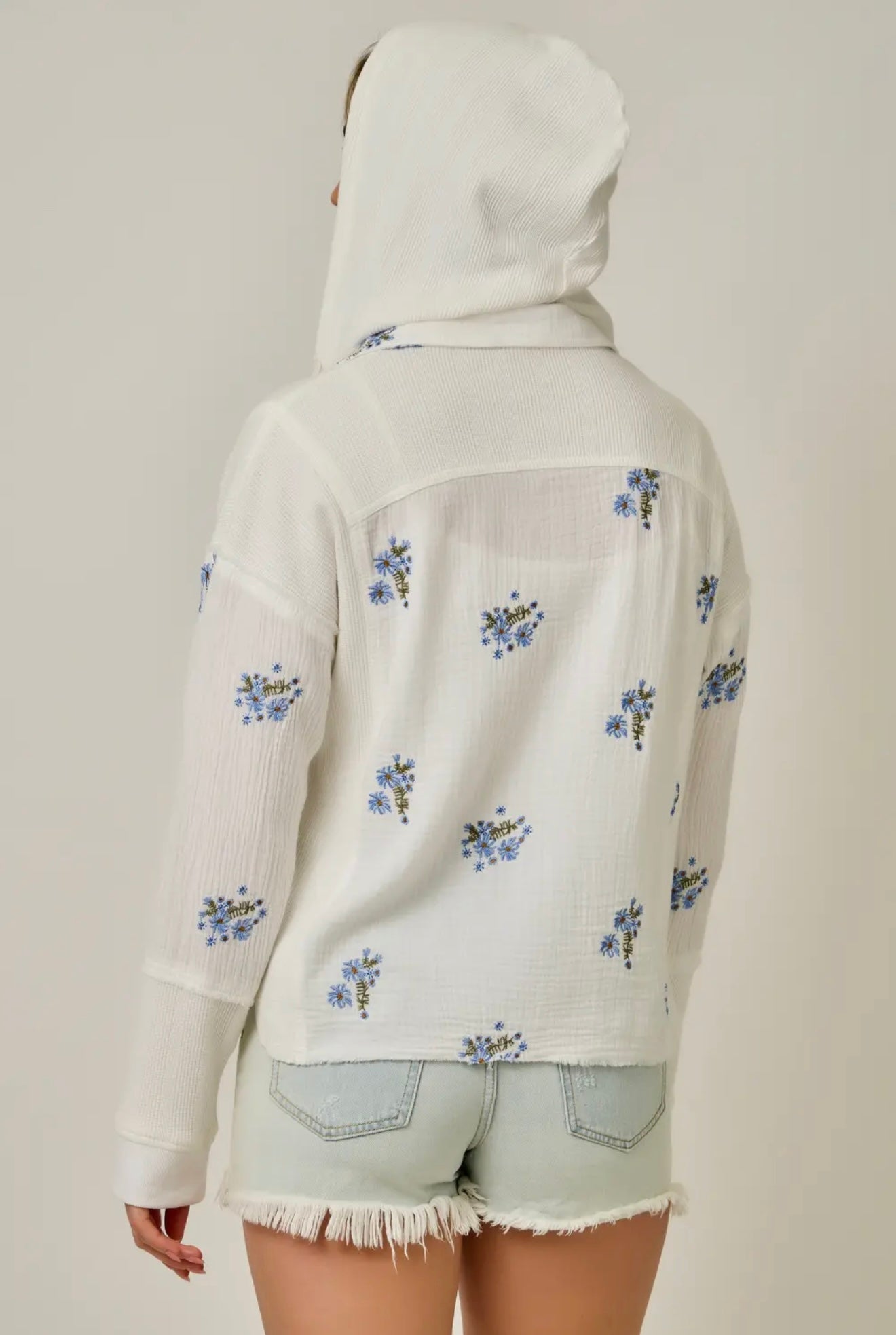 Ember Hooded Floral Jacket