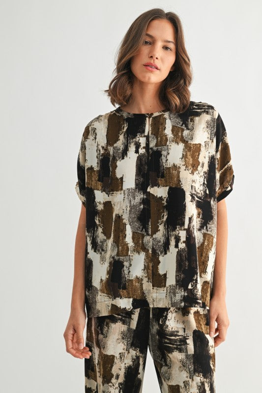Abstract Becka Top