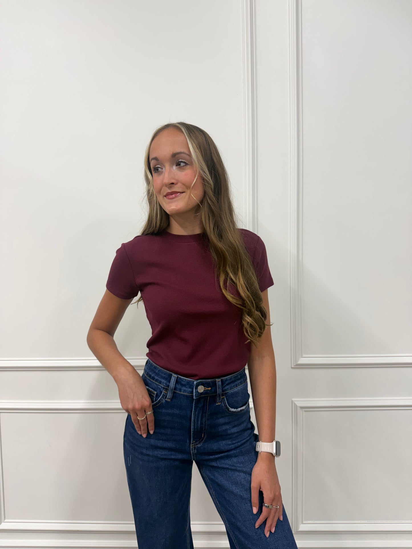 Tana Tee Maroon