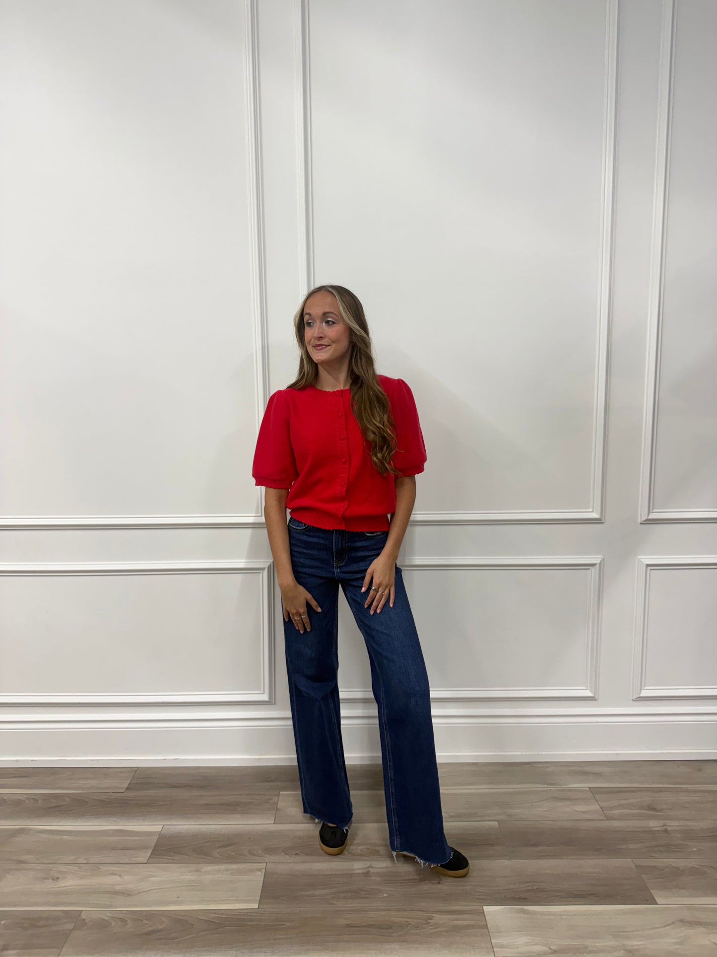 Joanna Short Sleeve Sweater