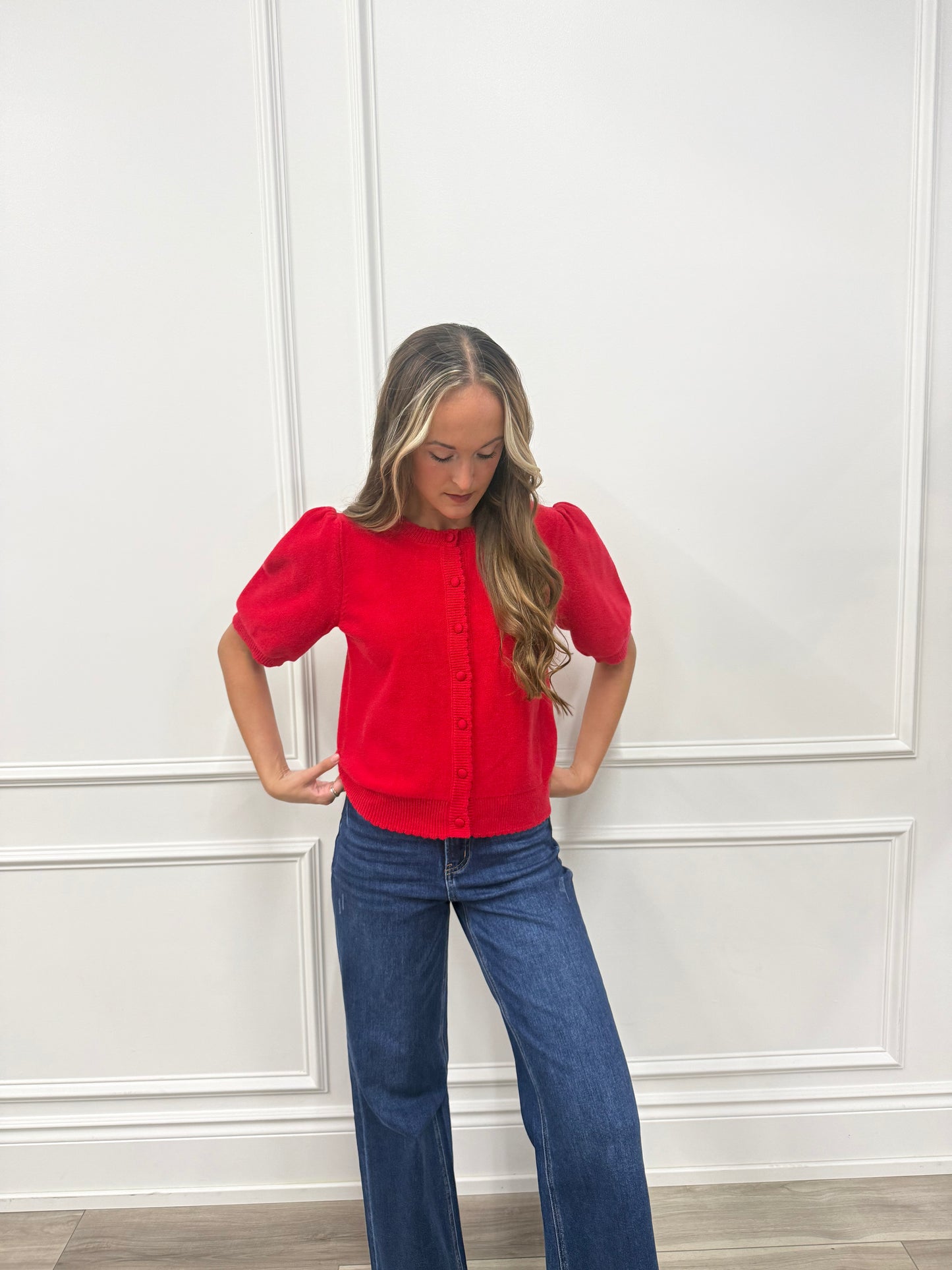 Joanna Short Sleeve Sweater