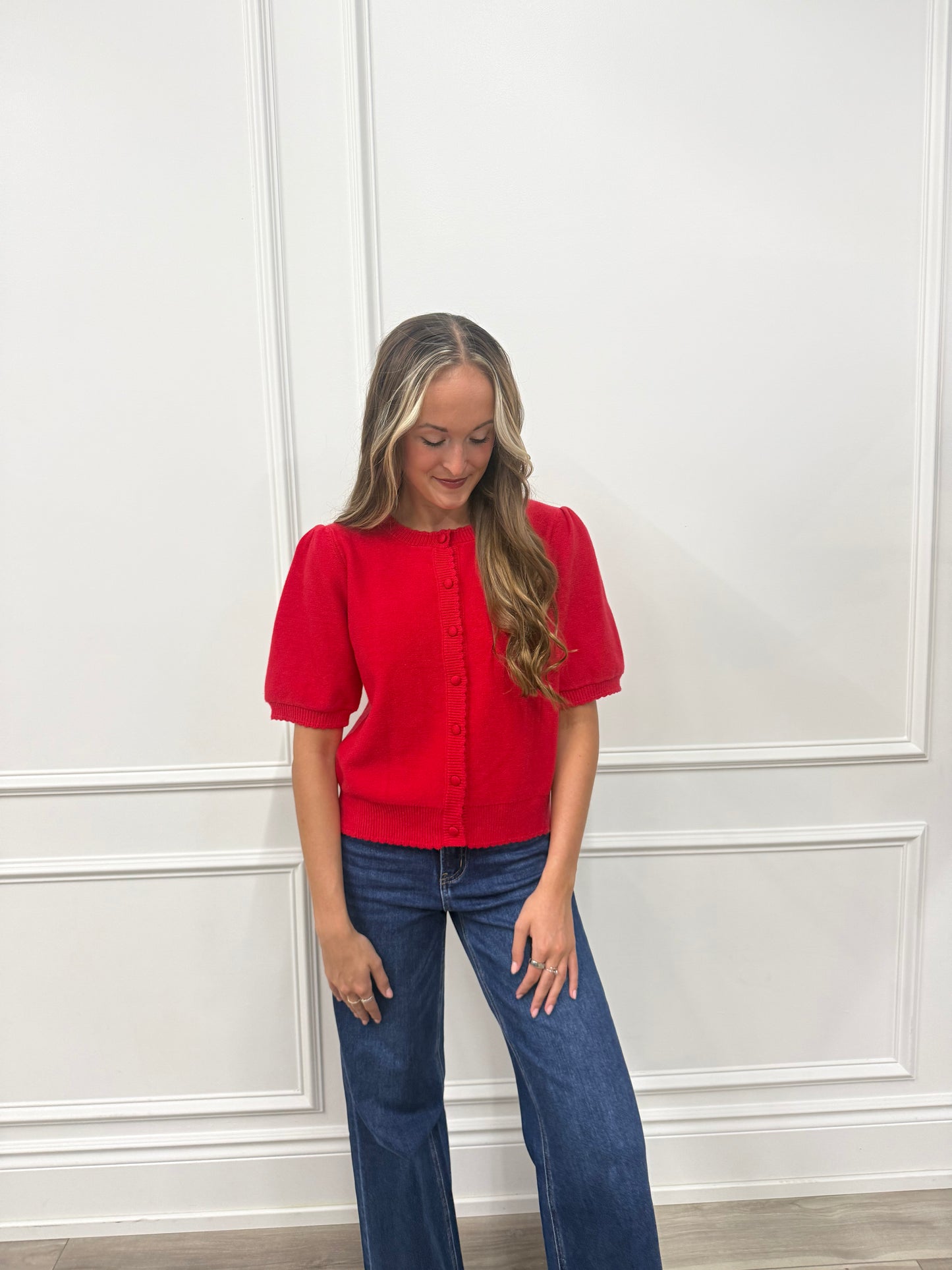 Joanna Short Sleeve Sweater