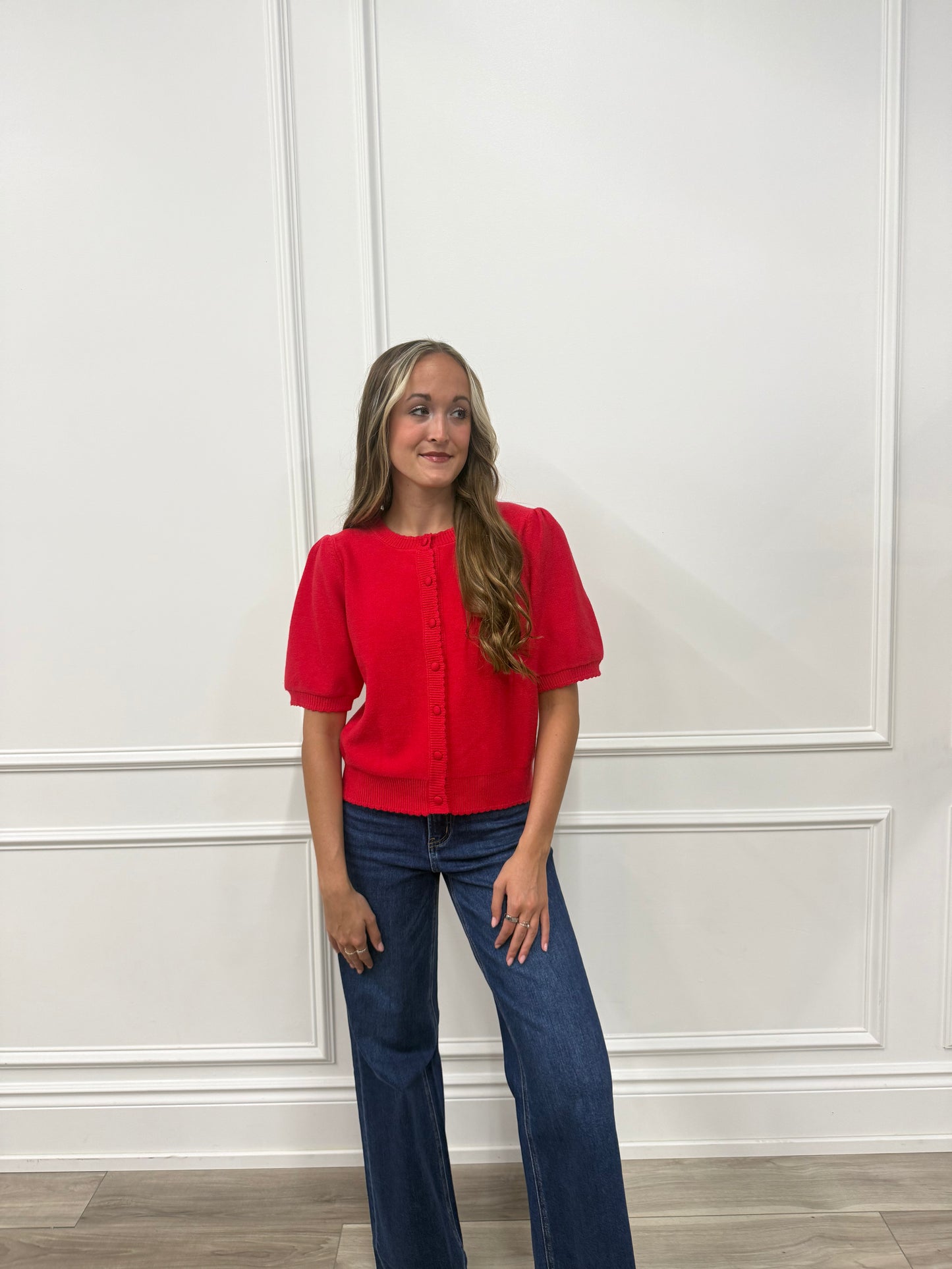 Joanna Short Sleeve Sweater